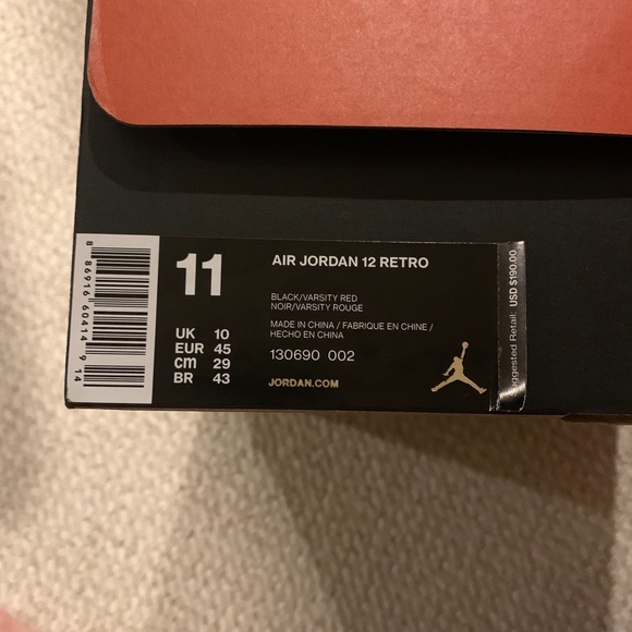 Jordan retro 12 fly game new size 11 - Picture 3 of 3